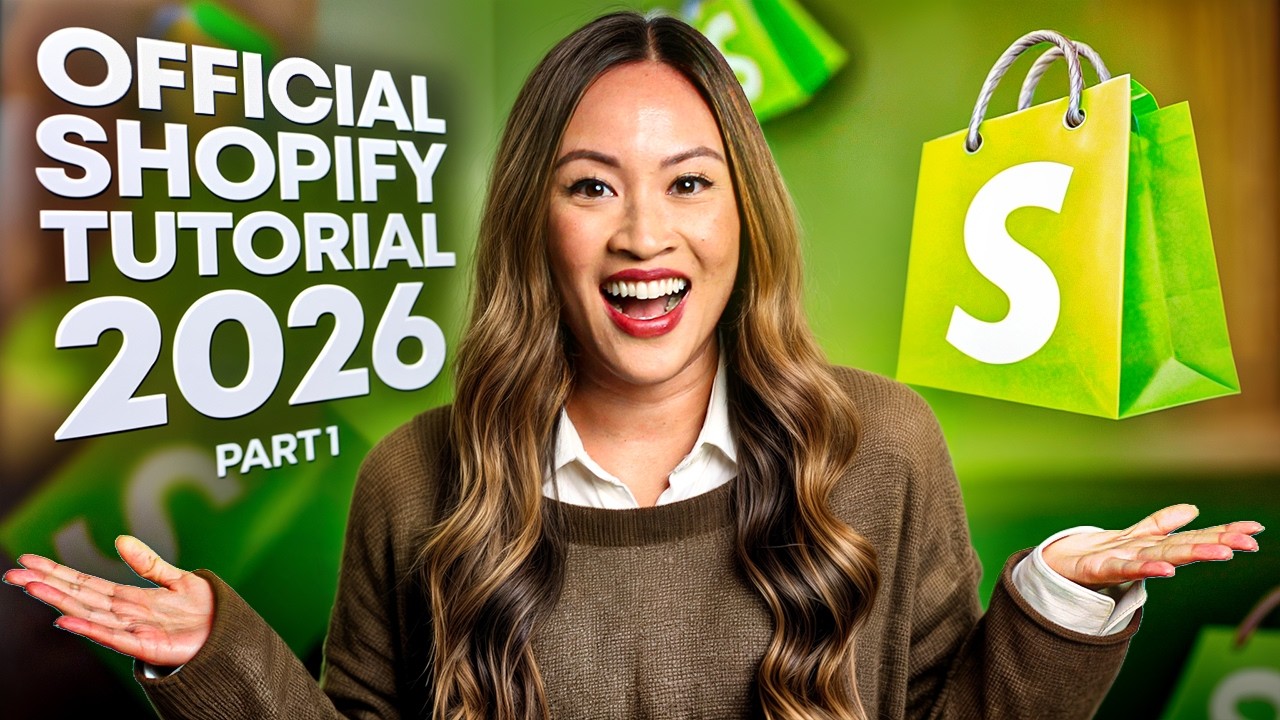 The OFFICIAL Shopify Tutorial For Beginners (Part 1)