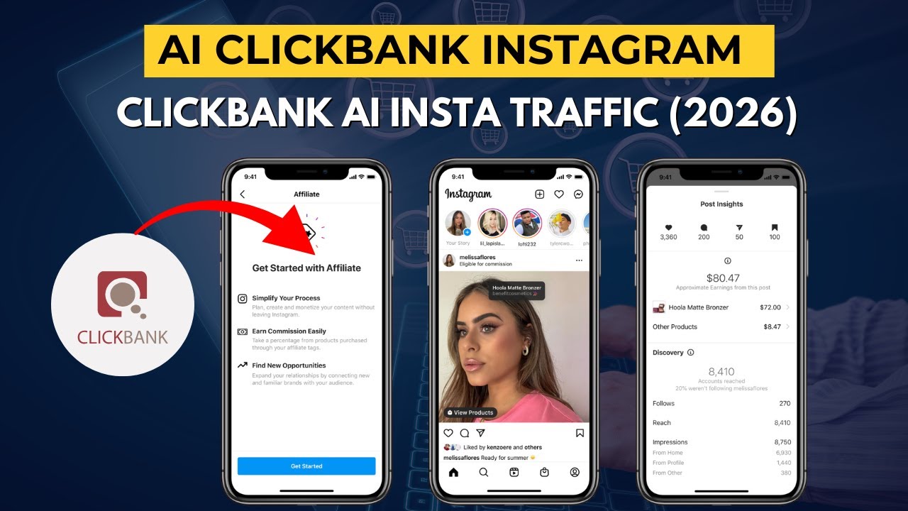 ClickBank AI Instagram New Traffic Method (2026 Tutorial)