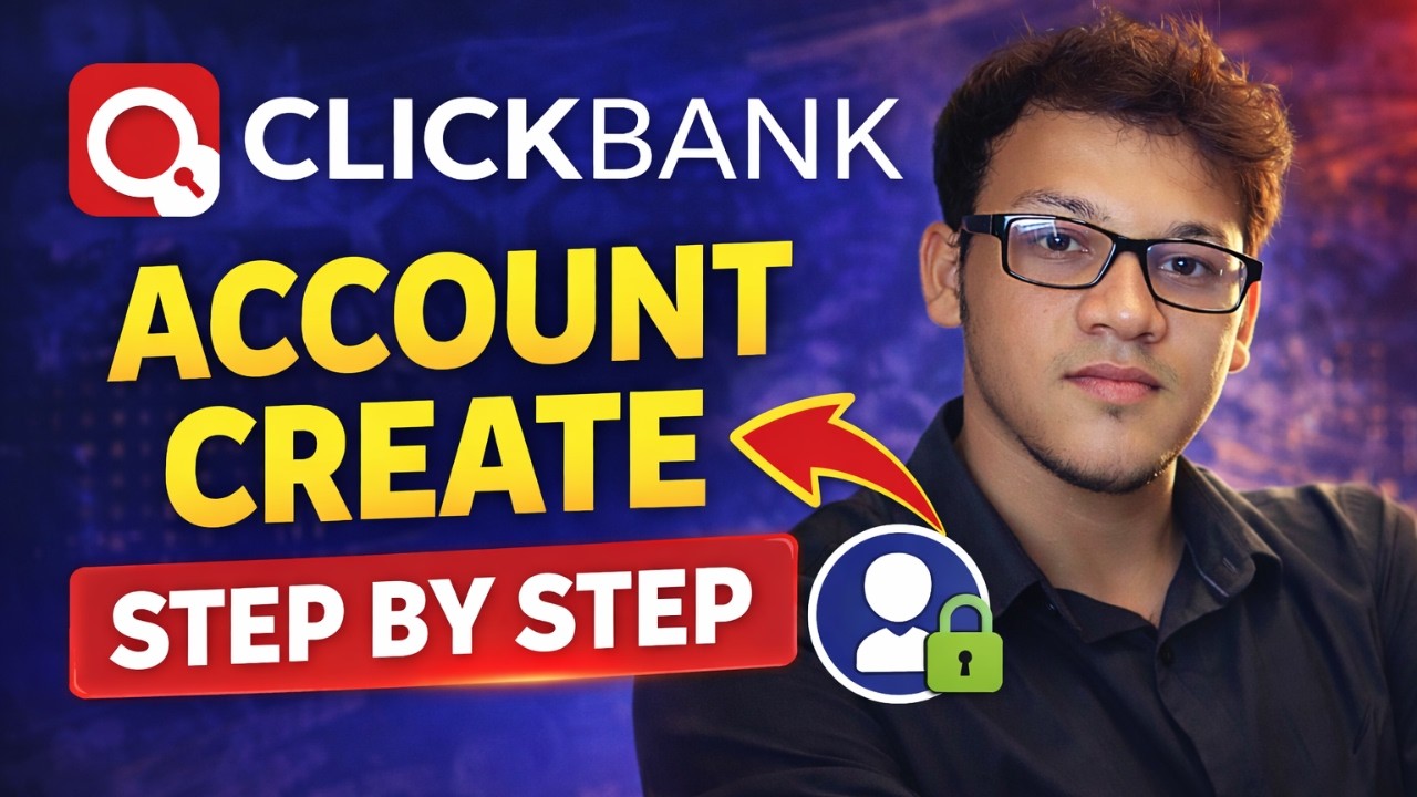 ClickBank Account Creation Tutorial (2026) | Step-by-Step for Beginners