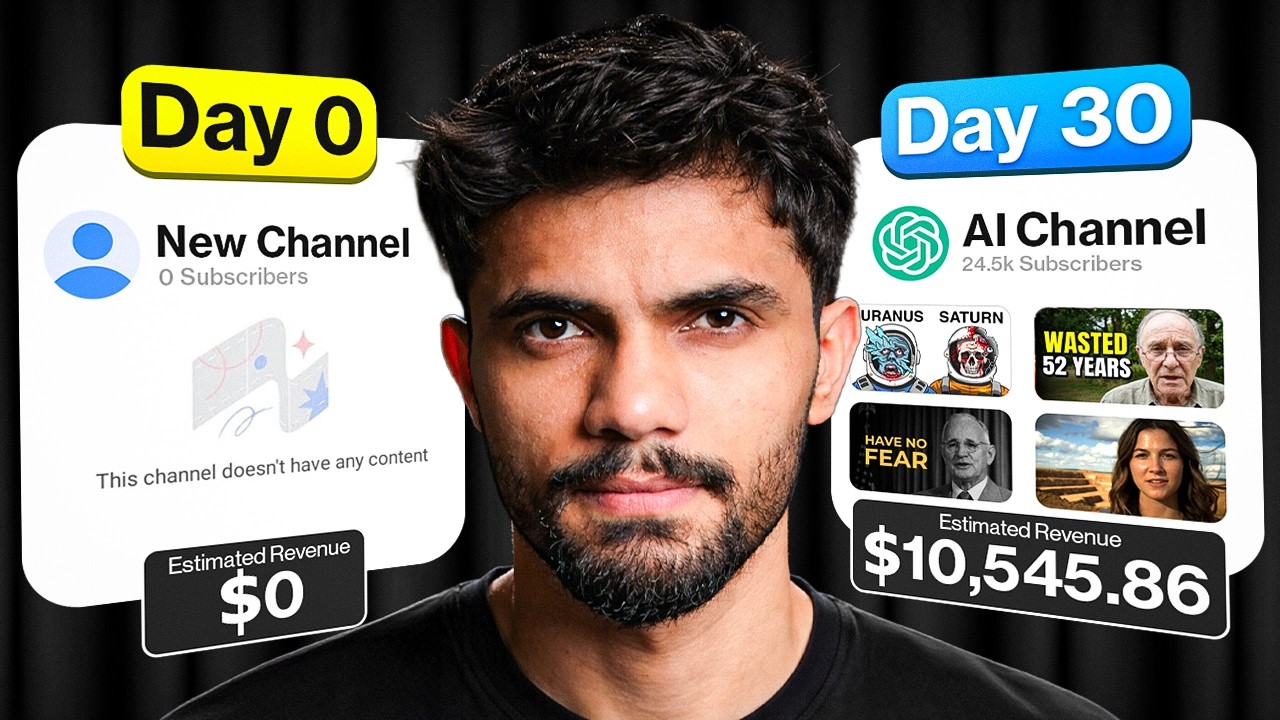 Copy these YouTube Ai Channel Ideas and go Viral in 30 Days - YouTube Automation