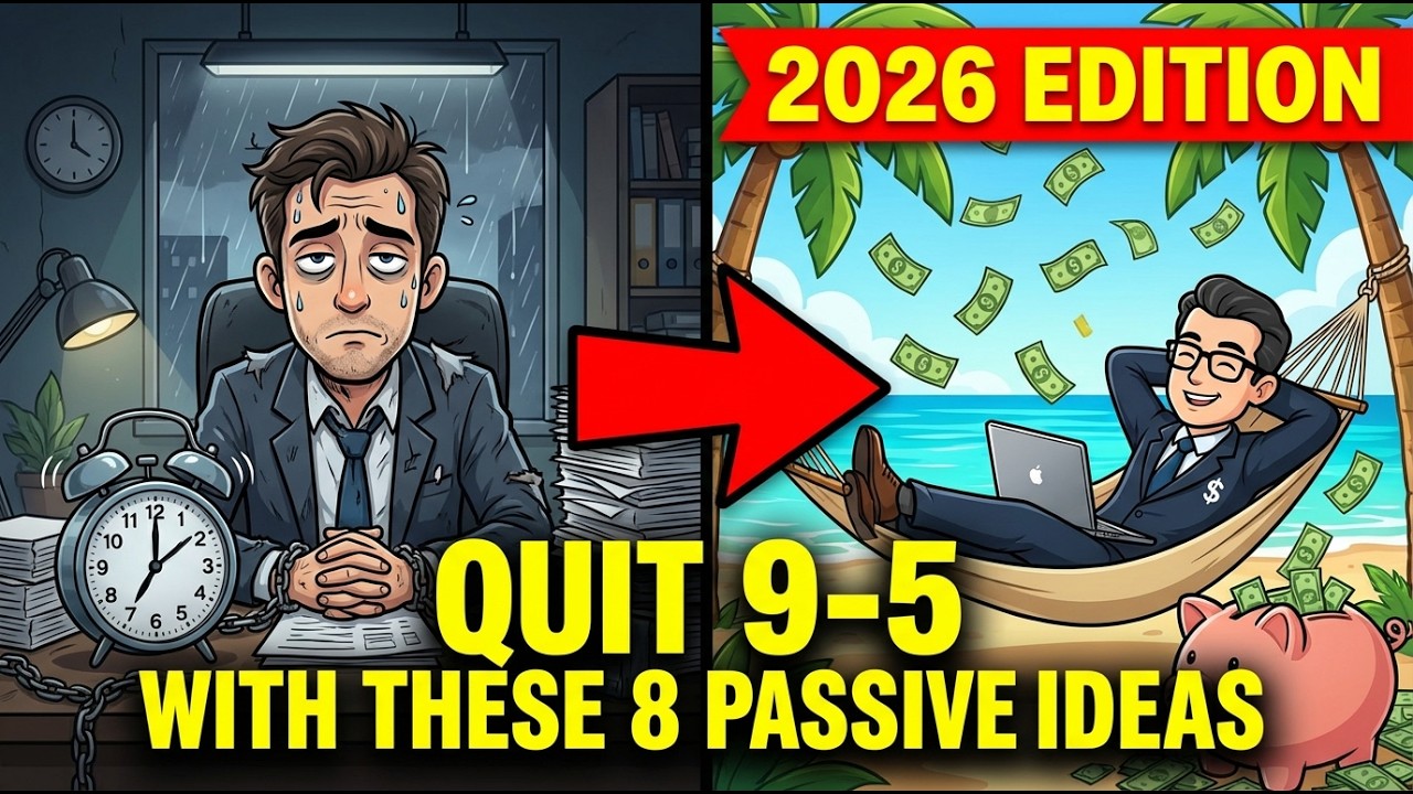 STOP Working Hard 8 Lazy Passive Income Business Ideas 2026