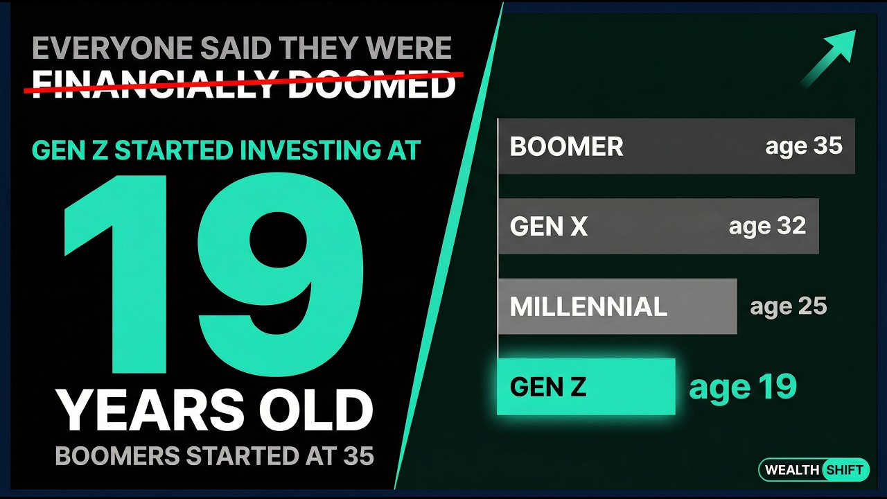Why Gen Z Is Building Wealth Faster Than Any Generation Before   #genz #moneymindset #wealthshift