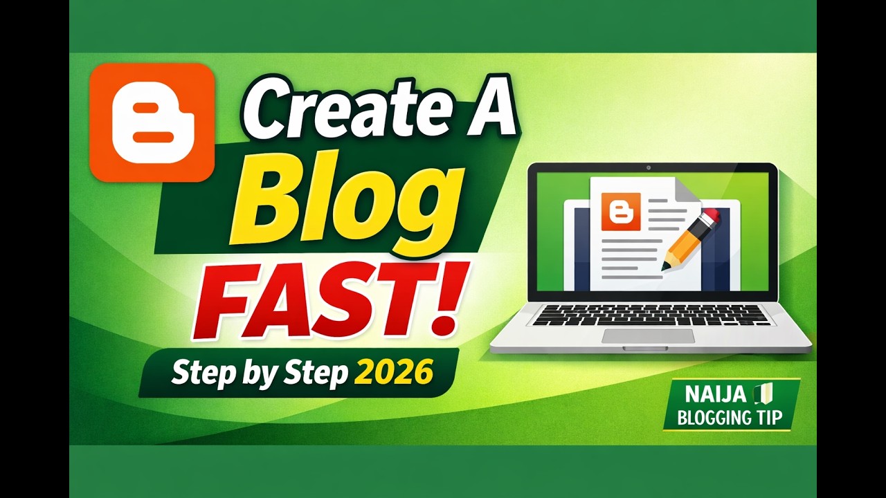 How To Create a Free Blog on Blogger (Full Setup Guide 2026)