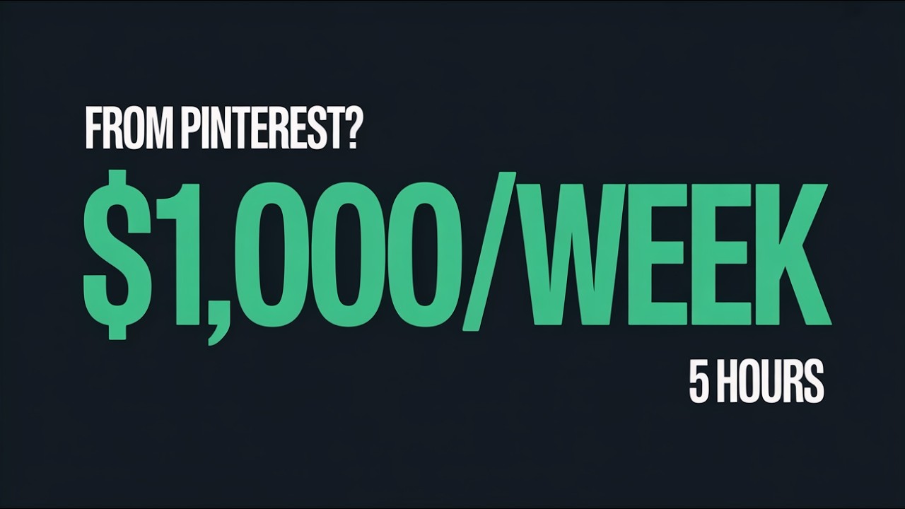 How To Make $1,000 A Week On Pinterest (Just 5 Hours A Week)