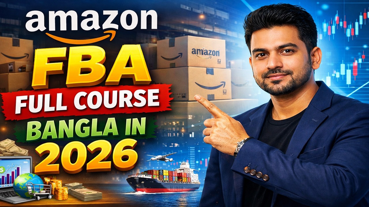 Amazon FBA Full Course Bangla 2026 | Step-by-Step Beginner to Advanced Guide