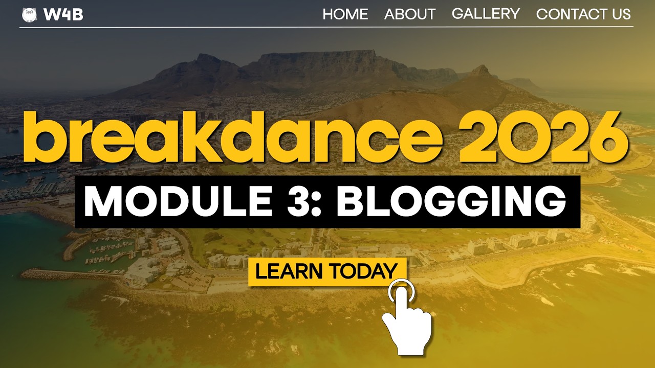Blogging in Breakdance WordPress 2026 - Module 3 - Travel Blog