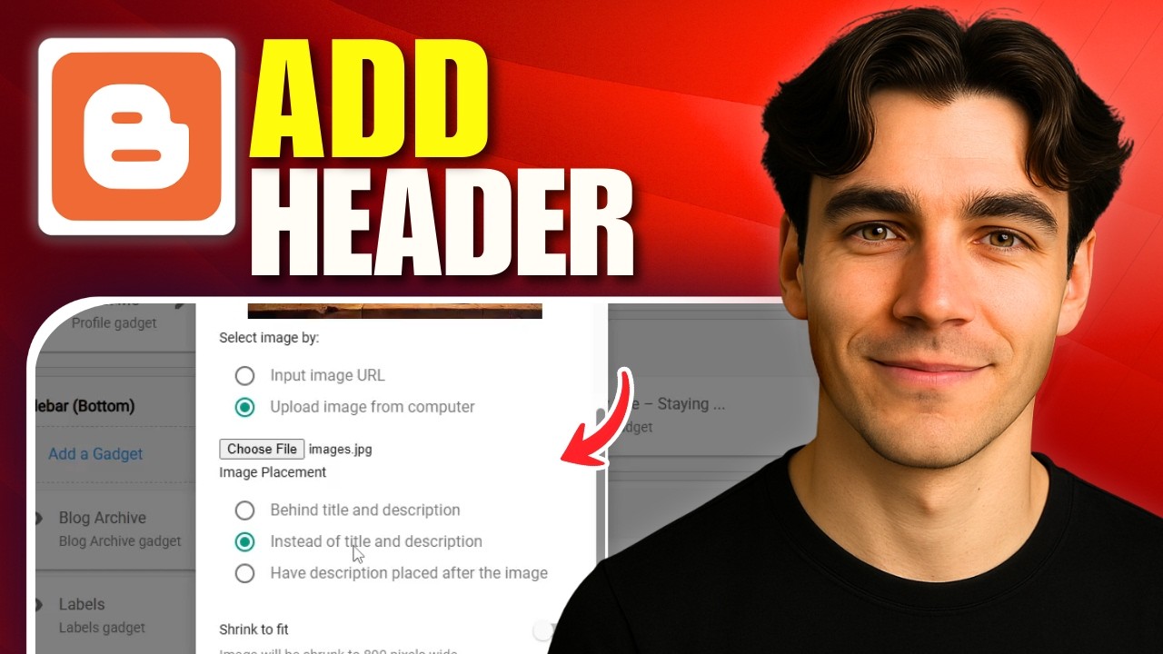 How To Add An Image Header On Blogger (Tutorial 2026)