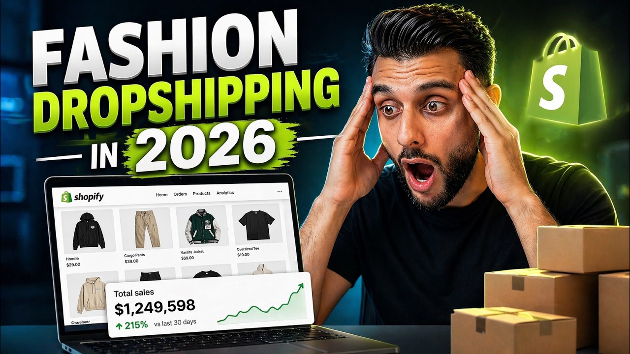 How To Start Fashion Dropshipping in 2026 (Using 100% AI Automation)