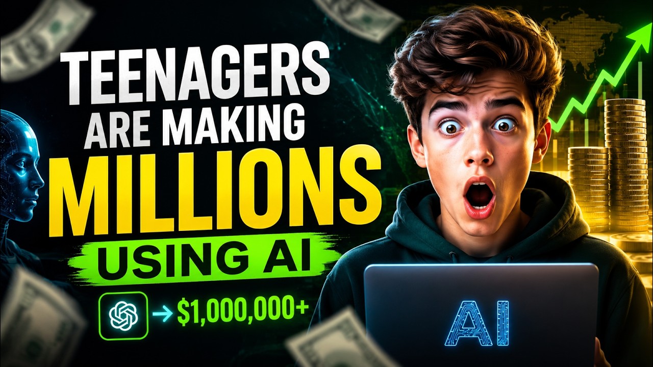 Why Teenagers Are Winning The New AI Economy And Making Money | How to make money