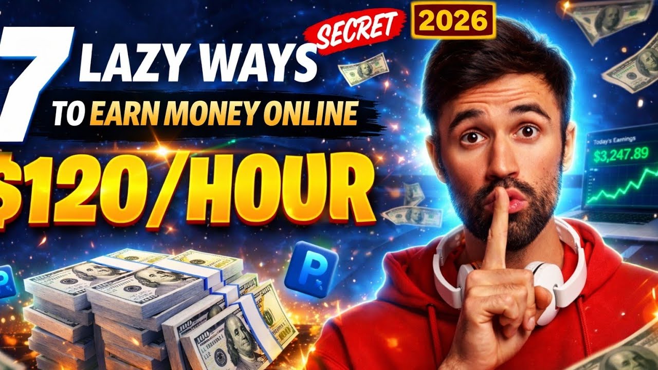 7 Lazy Ways to Make Money Online (Earn Passive Income in 2026)
