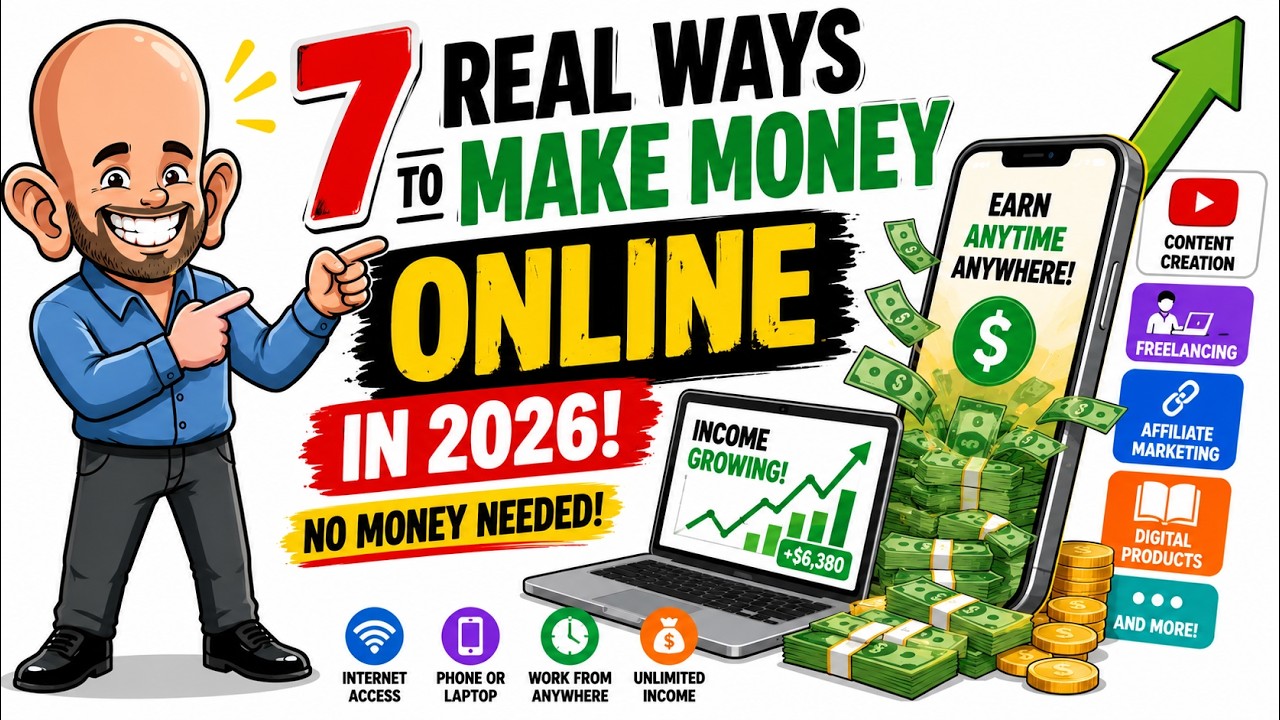 7 Ways to Make Money Online in 2026 Using Just Your Phone