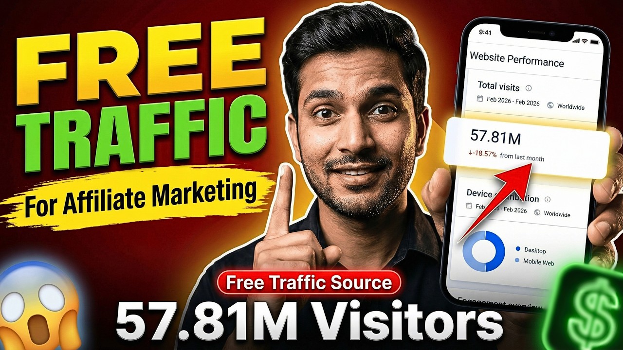 Affiliate Marketing For Beginners 2026 | Free Traffic Source (Digistore24 & ClickBank)