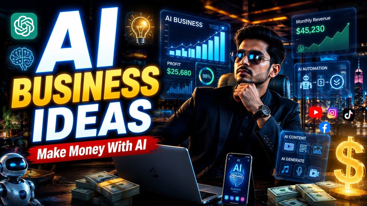 Best AI Business Ideas To Make Money Online In 2026