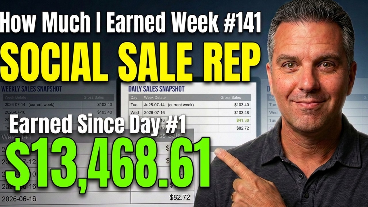 Did I Have Another Good Week? SOCIAL SALE REP Earnings Results!