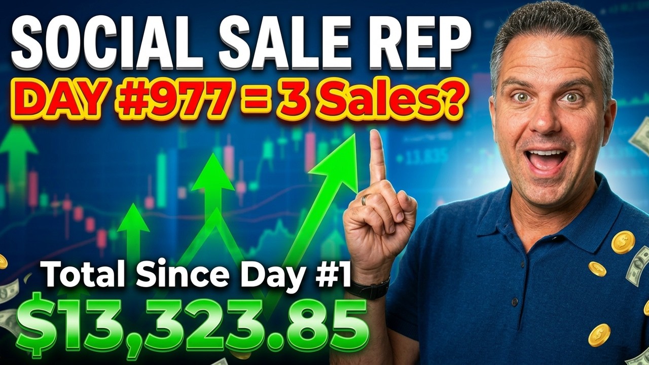 Did My SOCIAL SALE REP Commissions DOUBLE On Day 977?