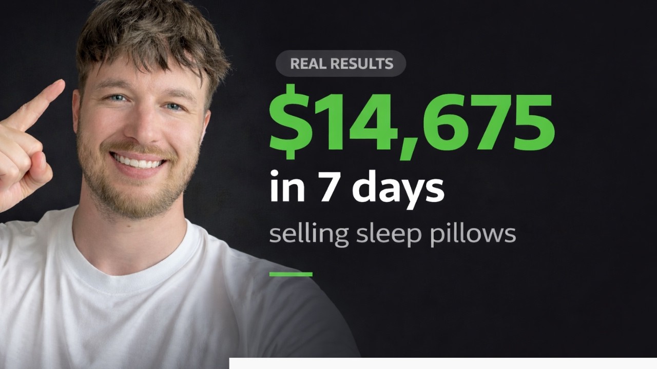 I Made $14,675 Selling Sleep Products Online