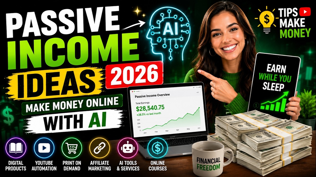 Passive Income Ideas 2026: Make Money Online with AI