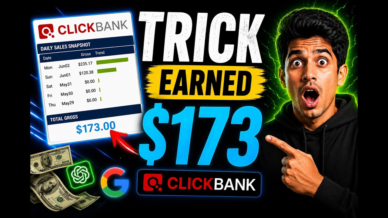 This Trick Ranked ClickBank Article #1 on Google Earned $173