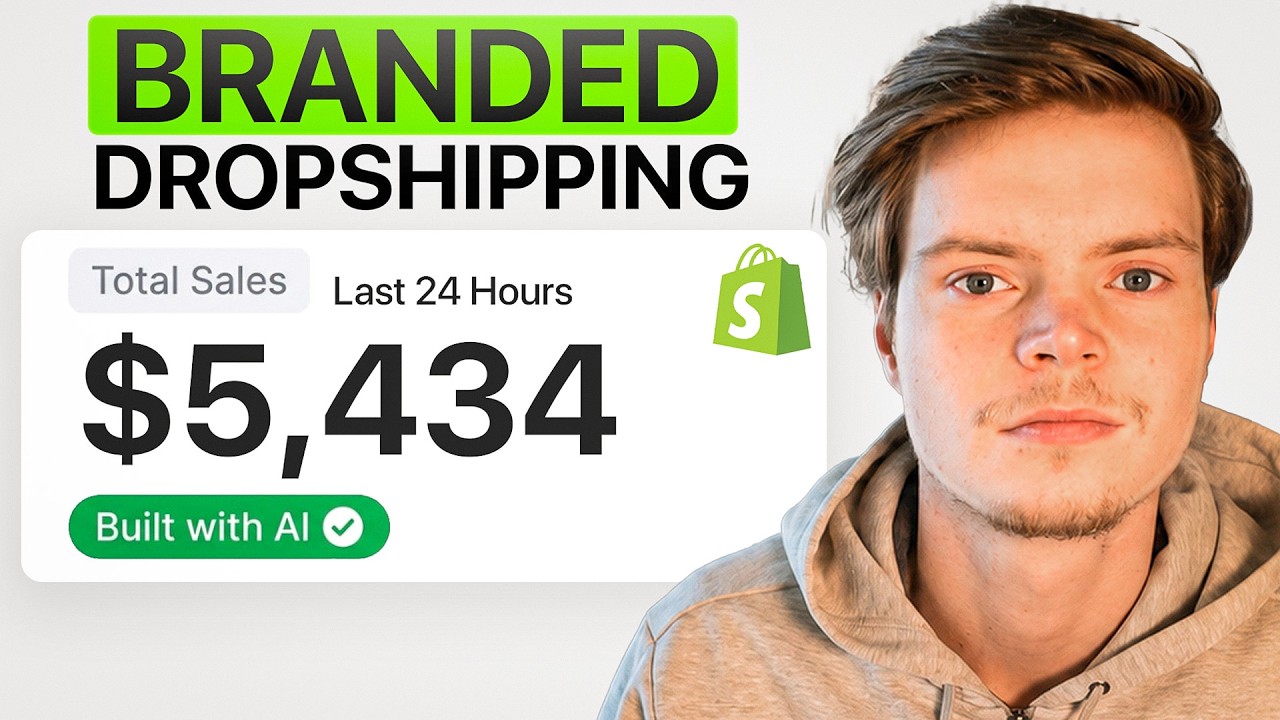 AI Branded Dropshipping Guide For Beginners: $0 to $5K/day