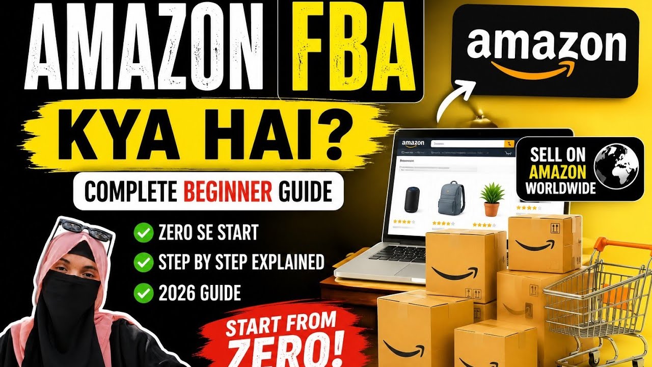 Amazon FBA kya hy? Complete beginners guide 2026 | start from zero