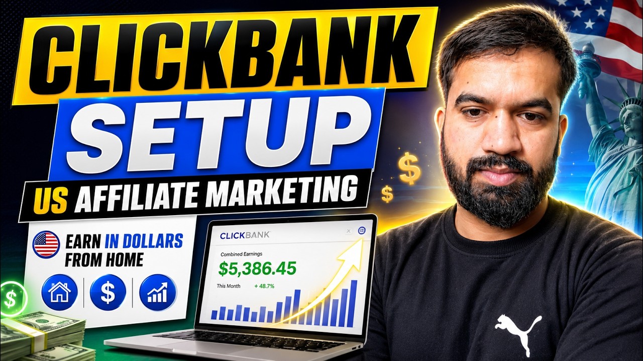 Earn in USD from India | ClickBank Account Setup (2026 Guide)