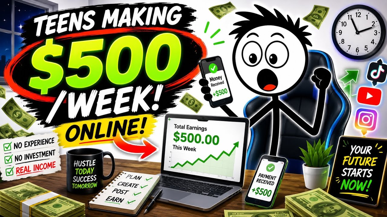 How Teens Are Making $500/Week Online