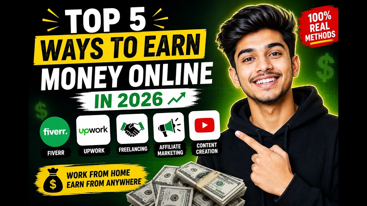 How to Earn Money Online for Beginners | Best Online Income Ideas 2026