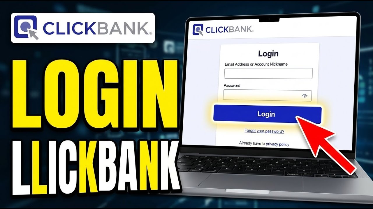 How to login with ClickBank to promote digital products - Complete Guide
