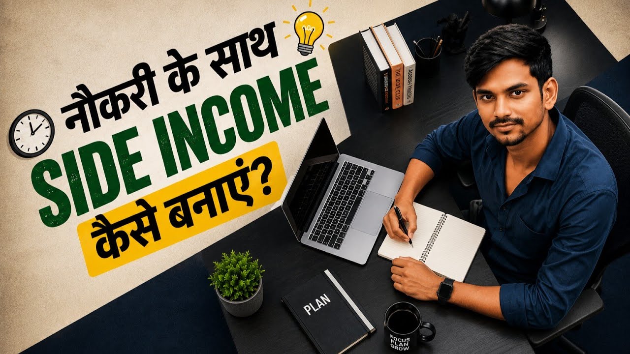 Job Ke Sath Side Income Kaise Banaye? | 4 Passive Income Ideas 2026 | Financial Freedom Blueprint