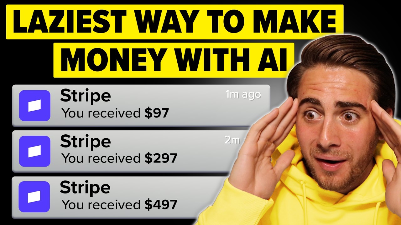 Laziest Way To Make Money Online with AI For Beginners in 2026 (not what you think)