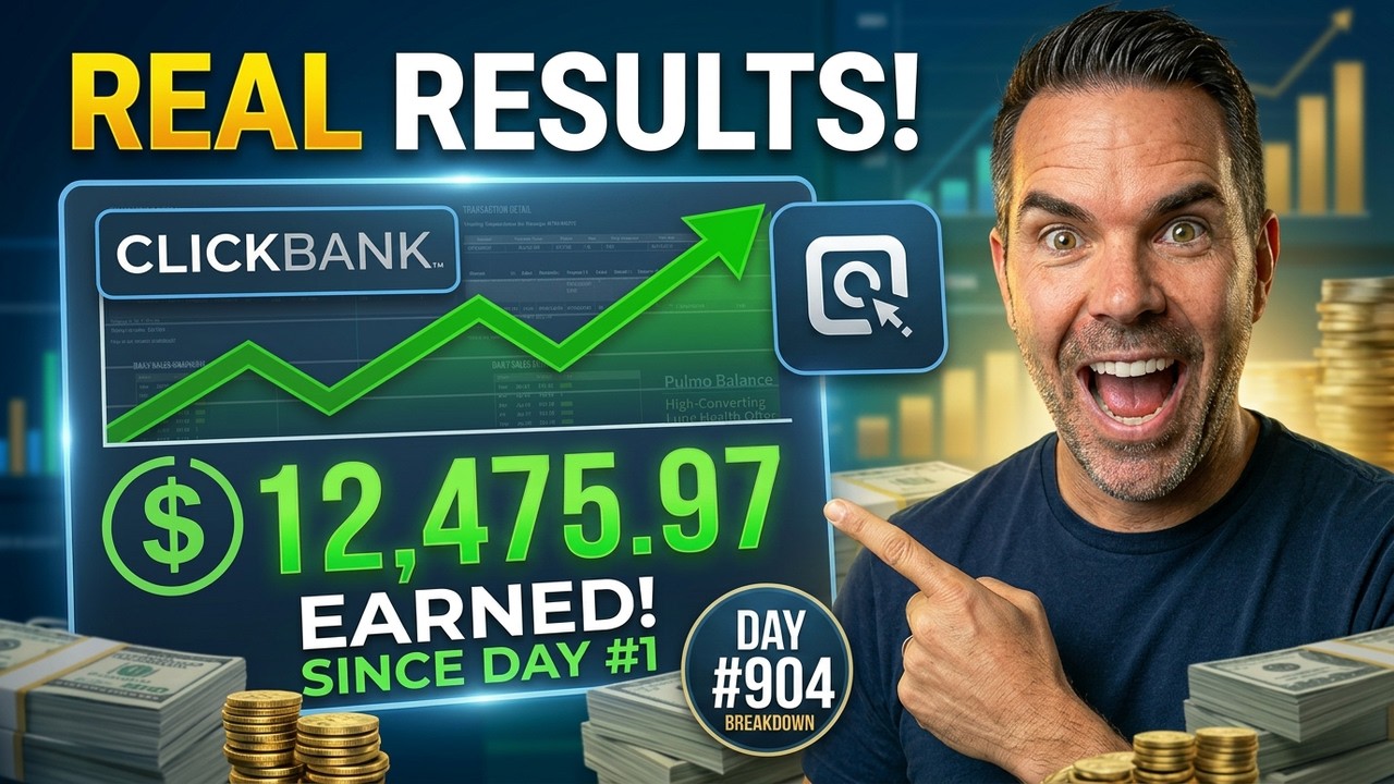 REAL ClickBank Results | Day 904 Earnings Breakdown!
