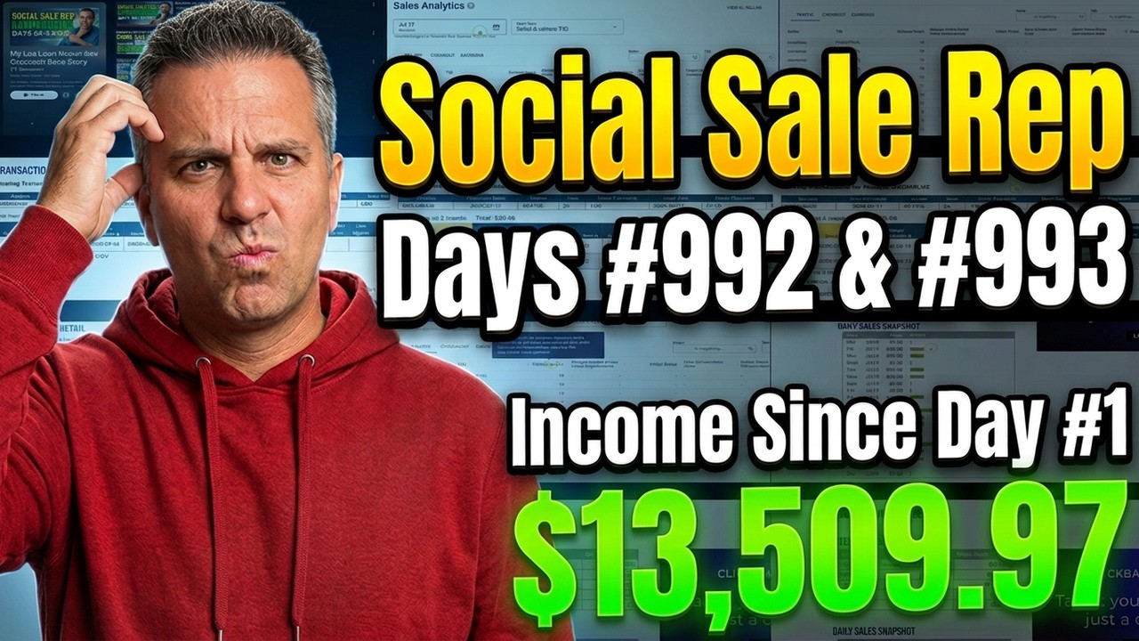 SOCIAL SALE REP - I Didn't Expect THESE RESULTS! - Days 992 & 993