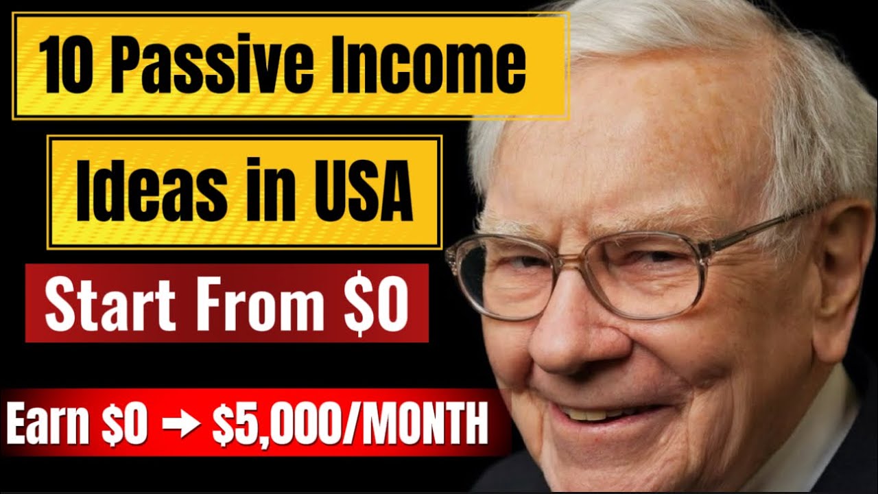 10 Passive Income Ideas to Make Money While You Sleep (2026 Beginner Guide)| Warren Buffett learning