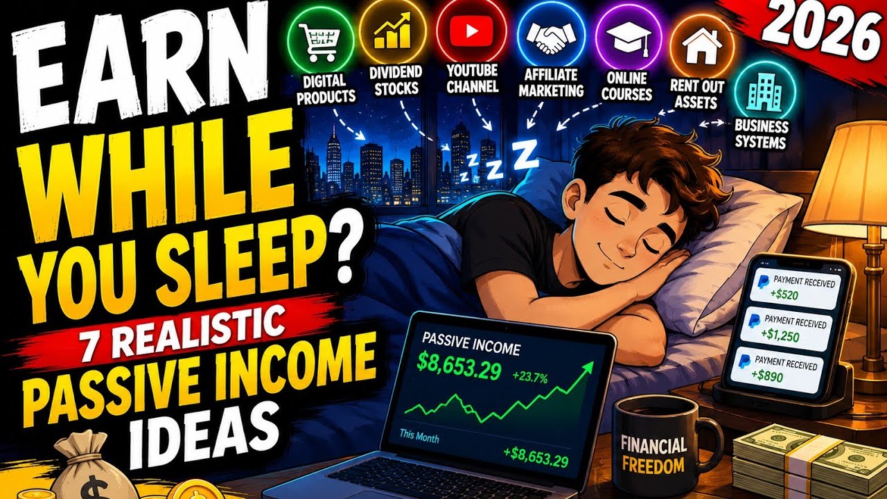 7 Realistic Passive Income Ideas That Actually Work in 2026