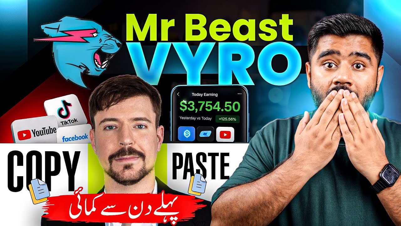 Laziest Way to Earn Money Online in 2026 | Mr Beast VYRO Clipping Method