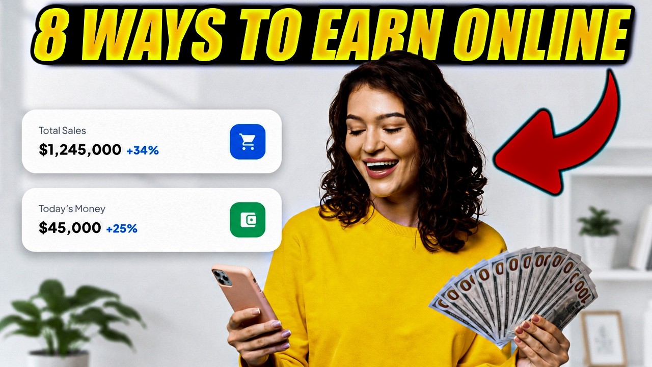Top 8 Ways to Make Money Online From Home Easily in 2026