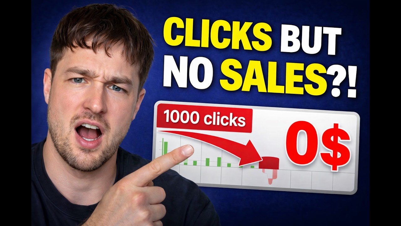 Why You Have ClickBank Clicks But ZERO Sales in 2026 (And The Exact Fix)